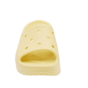 CROCS Women's Bae Platform Slide Sandal Yellow Mules